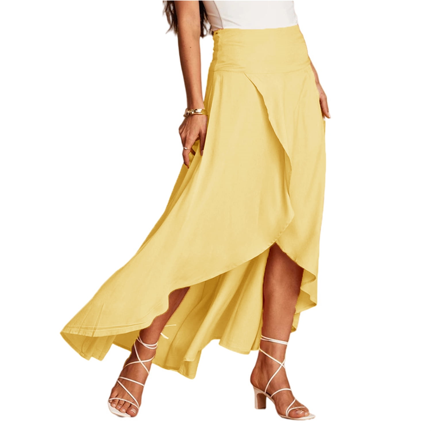 Skirts Yellow Extra Puffy Tulle Skirt Tiered Yong Girls Formal High Low  Women Customize Summer Spring Birthday Gowns For Pos From 39,25 € | DHgate
